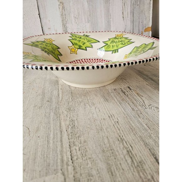 M bagwell simply Xmas tree centerpiece bowl serving large decor - Picture 3 of 7